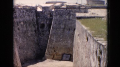 1956: visiting the ruins of an ancient castle CUBA