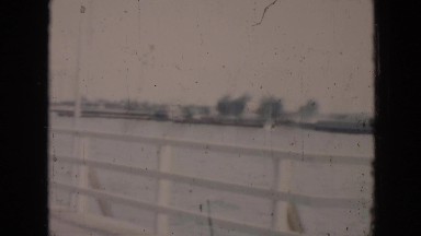1956: viewing behind fence beach lovely weather peace CUBA