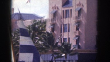 1961: hotels in tropicals in a hot summer HAWAII