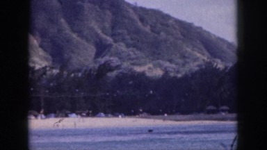 1961: beautiful beach HAWAII