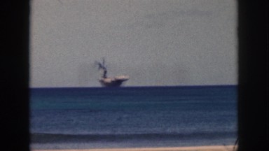 1961: boat in the sea HAWAII