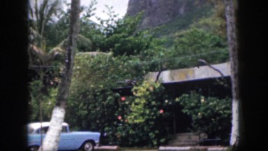1961: overlooking the serene scenery. HAWAII