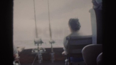 1961: a lovely couple enjoying an afternoon bobbing about in the boat