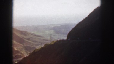 1961: quiet viewing of the tall mountains. HAWAII