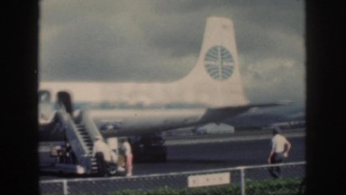 1961: airplane boarding HAWAII