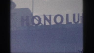 1961: exterior view of honolulu international airport HAWAII