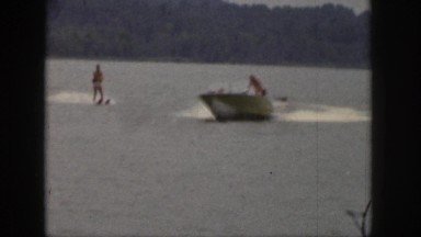 1961: Happy Family Skiing Vacation at Michigan Lake