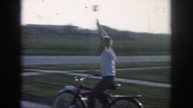 1958: riding with no hands NEW ORLEANS LOUISIANA