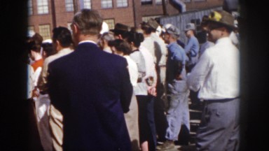 1958: an old man in a suit walking in a crowd, is he a terrorist? VIRGINIA