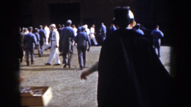1958: getting ready for the corporate celebration. VIRGINIA