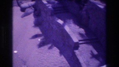 1982: rocky side alongside water beach ACAPULCO MEXICO