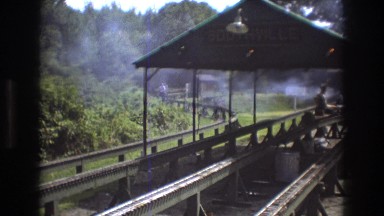1975: train is coming during the summer BAXTER MAINE