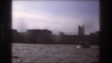 1975: seawater vast ship sailing landmark on corners rainbow beam BOSTON