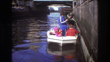 1975: boat people traveling vacation beautiful BOSTON