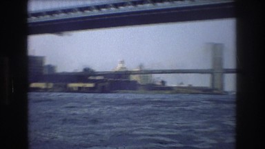 1976: skyscrapers buildings near seas bridges crossing sea