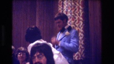 1974: a lovely wedding reception. BOSTON
