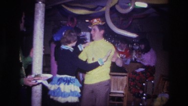 1967: dancing at party with lots of balloons and funny hats OTTAWA CANADA