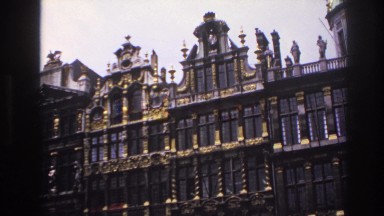 1967: A Grand Ornately Designed Building with Beautiful Architecture in Paris