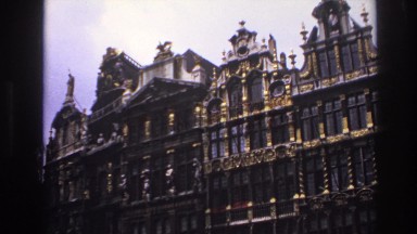1967: ornate structure, gold-accents, intricately designed and constructed
