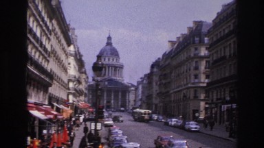 1967: a magnificent building at the end of the busy street