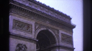 1967: buildings and cars occupy the city life. PARIS FRANCE