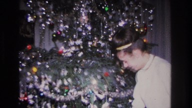 1966: A Family Gathered Around a Christmas Tree Opening Gifts Hoboken New Jersey