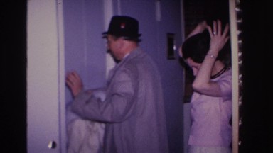 1966: couple being filmed HOBOKEN NEW JERSEY