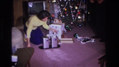 1966: uncorking a beautiful christmas gifts HOBOKEN NEW JERSEY