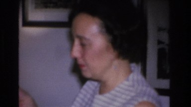 1966: a woman pouring a cup of tea or coffee into a man's cup HOBOKEN NEW JERSEY