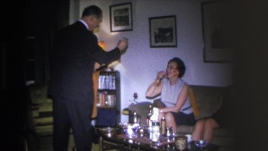 1966: a group of people enjoying drinks in the room HOBOKEN NEW JERSEY