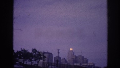 1963: driving down the road downtown MEMPHIS TENNESSEE