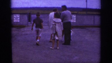 1962: random walk to car. RALEIGH NORTH CAROLINA