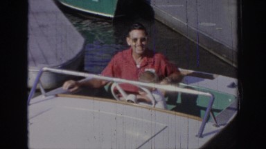 1967: young child slowly maneuvers craft with adult supervision OKLAHOMA