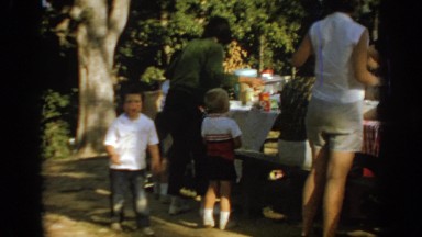 1967: lunch in the park. OKLAHOMA