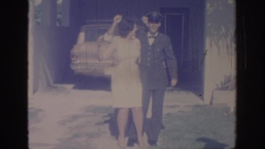 1967: proud mother with her son after joining the military. OKLAHOMA