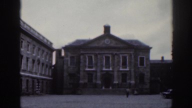 1961: A Large Building with Old Fashioned Architecture and Vast Esplanade Dublin