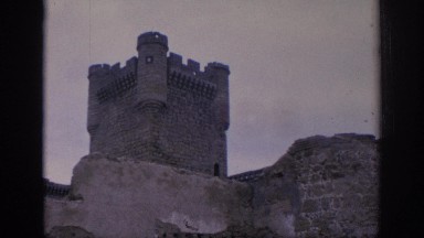 1966: A Castle-Like Building Tourism Spot Viewing Spain