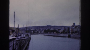 1961: big lake surrounded by houses DUBLIN IRELAND