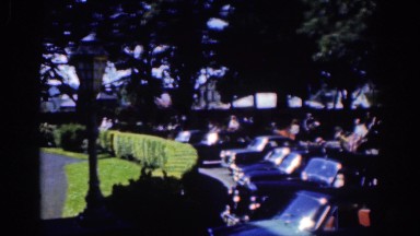 1961: getting ready for the festivities downtown. DUBLIN IRELAND
