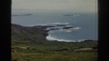 1961: beautiful viewing of a lake and gorgeous grasslands. IRELAND