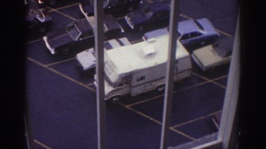 1974: view of parking lot CLEVELAND OHIO