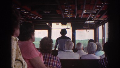 1976: Tourists Riding on a Riverboat in Watkins Glen, New York