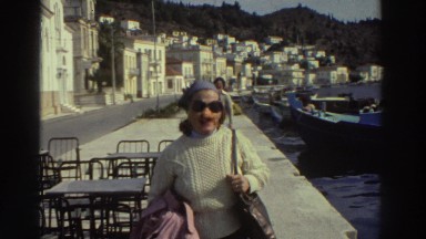 1976: Walking Alongside the Boat Dock in Greece