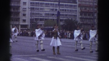 1976: Marching in the Interesting Parade in Greece