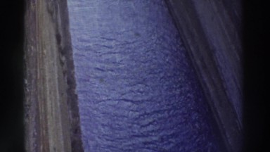 1976: Water Flowing Downstream in Forest Scene Greece