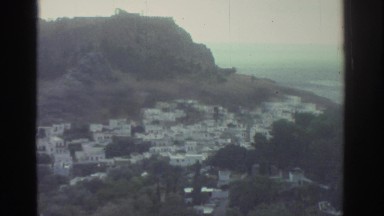 1976: Sightseeing from an Airplane Over a Small Greek Village