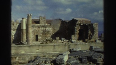 1976: Ancient Ruins of a Greek City with Rock Buildings