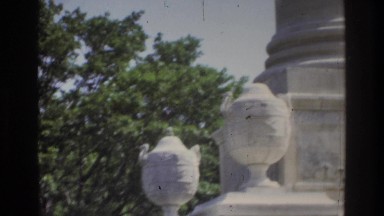 1975: a couple of young boys enjoying the history around them. ATLANTA GEORGIA
