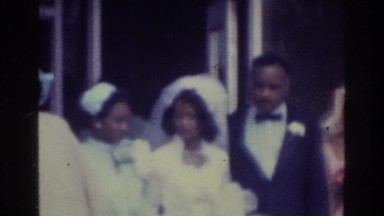 1975: a wedding ceremony taking place BRONX NEW YORK