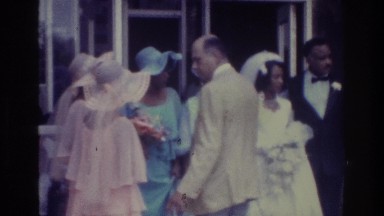 1975: a beautiful day for a wedding. BRONX NEW YORK